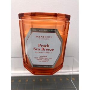 Scentworx By Slatkin & Co. Peach Sea Breezae Scented Candle 3 Wick candle